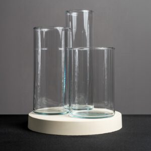 3er Set Glasvasen