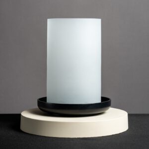 Windlicht mit Unterteller