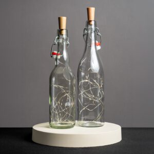 Flasche & Lichterkette