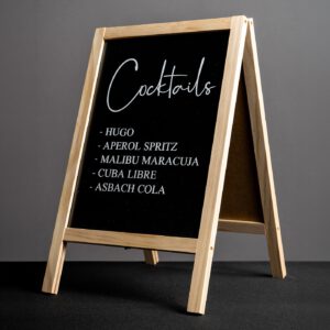 Tafel freistehend