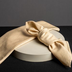 Serviette Dunkelcreme