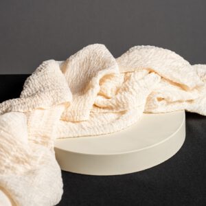 Tischläufer Creme Musselin
